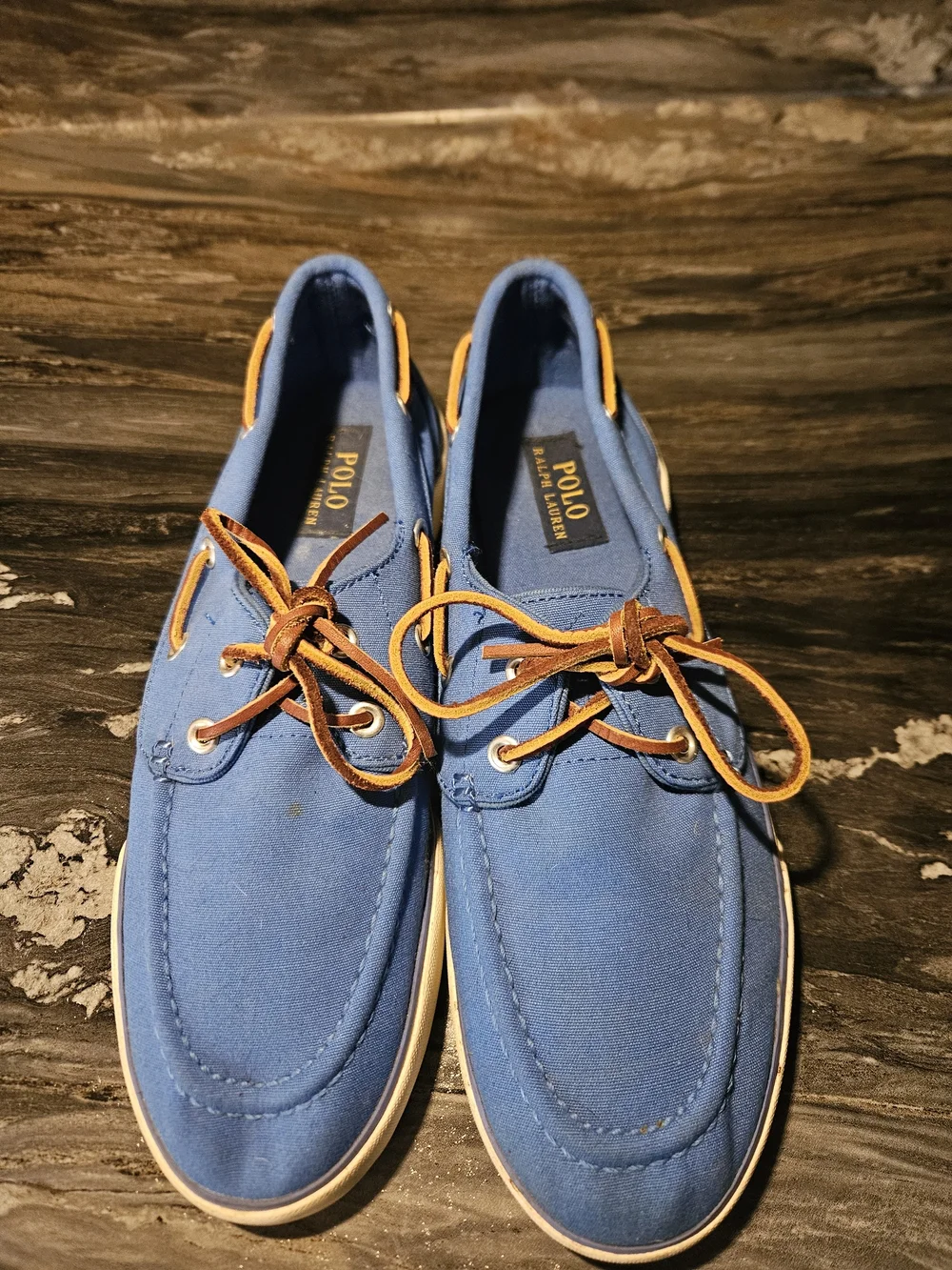 Polo Ralph Lauren Canvas Boat Shoes Deck Loafers